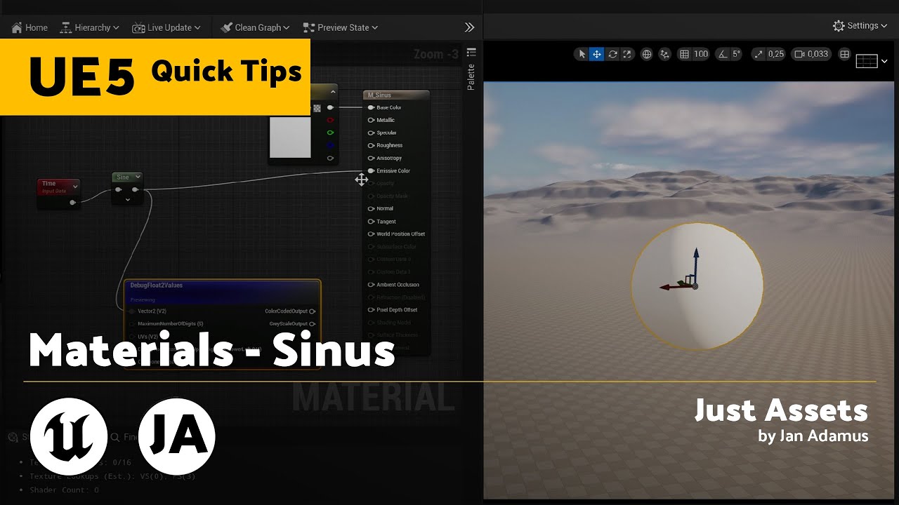 Ue Quicktip Materials Sinus Youtube
