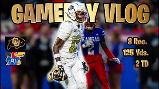 Travis Hunter Goes Off For 125 YDS AND 2 TDS Despite the Buffs Falling to Kansas (GAMEDAY VLOG)