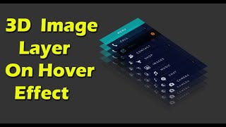 CSS3 3D Image Layer on Hover Effect using HTML and CSS