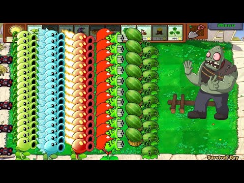 Hack de Plants vs Zombies – EQUIPO WINTER MELON VS EQUIPO PEA PVZ VS ZOMBIES