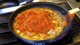 마포 맘까페에서 유명한 해장 파스타 / Spicy pasta eaten on a truck-Korean street food