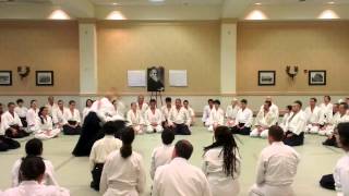 HD - Aikido Shihan Hayato Osawa Sensei - 2014 USAF Summer Camp, U.S.A. - Shomenuchi Iriminage