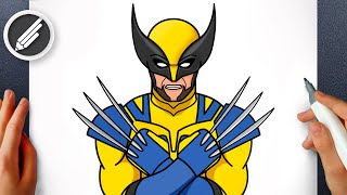 How to Draw WOLVERINE | MARVEL | X : MEN | Step by Step