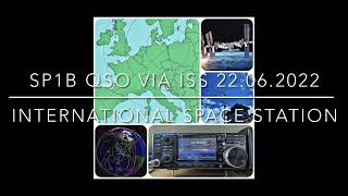 SP1B - QSO via RPT ISS INTERNATIONAL SPACE STATION - Icom IC-9700