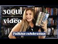 Look at my Tolkien shelf with me! Celebrating my 300th booktube video.