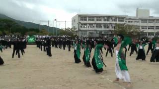 2010年伊万里高校体育祭北学友団_応援合戦.flv