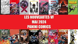 Mai 2024 : Les Nouveautés VF à paraître chez Panini Comics