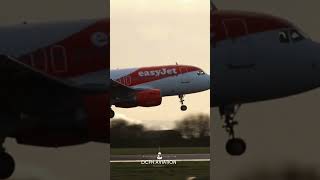 EasyJet Airbus A320 G-EZWI arriving from Belfast into Liverpool John Lennon Airport on 03.01.2024