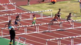 20130413 千葉県陸上競技記録会 女子 100mH