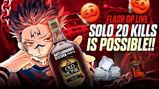 FLASH OP LIVE  | 20 SOLO KILLS POSSIBLE 2DAY? ಕನ್ನಡ BGMI LIVE STREAM | KANNADE BGMI LIVE❤️💛