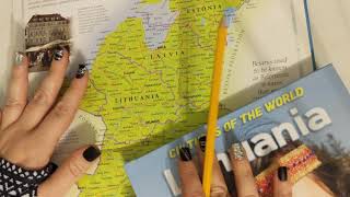 ASMR ~ Lithuania History \u0026 Geography ~ Soft Spoken Page Turning