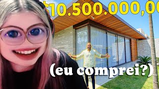 REAGINDO DE NOVO A UMA MANSÃO TOP (EU COMPREI?) (OLHA NO QUE DEU) (Feat. Amigues) | Cortes da Bel