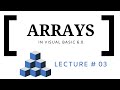 #3 Arrays in VB 6.0  | Displaying Array Elements in Ascending & Descending Order