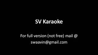 Maruvaarthai pesathe Karaoke   Enai Noki Paayum Thota   Dhanush   Sid Sriram   Gautham Menon