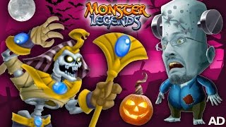 FGTEEV MONSTER LEGENDS BATTLE 🎃 Halloween Game Time Fun! 👾 👹 💀 (DUDDY vs. BOSS)