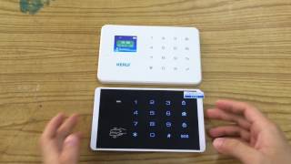 Kerui G18 Alarm system -- add K16 Wireless keypad