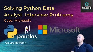 Solving Python Data Analysis Interview Questions - Microsoft