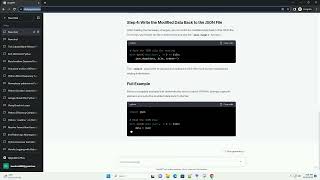 Change specific element in json file in python