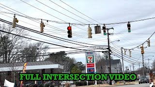 US-60/VA-156 @ VA-33/Beulah Rd.; Sandston, VA (Full Intersection Video)