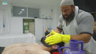 Muslim funeral body preparation/wash