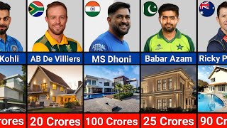 Most Expensive Houses of Cricketers 🏏🔥     |Data Exhibition|