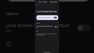 One Click Lock Screen: Accessibility Permission