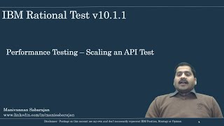 IBM Rational Test - Scaling API test with Rational Performance Tester