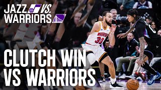 Jazz come back for CLUTCH win over Warriors 🤝