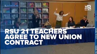 RSU 21 teachers agree to new union contract