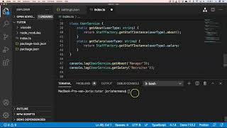 factory method pattern in typescript