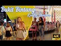 Bukit Bintang Nightlife Kuala Lumpur, Malaysia Walking Tour 4K بوكيت بينتانج كوالالمبور - 武吉免登