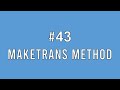 #43 [Python] maketrans method