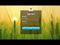 Transparent Login Form with HTML and CSS | HTML CSS Form