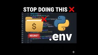 STOP Hardcoding API Keys! Use .env in Python #pythonprogramming #howto