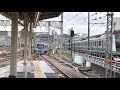 【4056f10両　大野出場試運転】小田急4000形4056編成が試運転として海老名駅に到着するシーン（試9957レ・秦野コース）2021.7.6