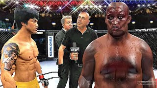 UFC 4 | Bruce Lee vs. Fire Golem - EA sports UFC 4 - CPU vs CPU