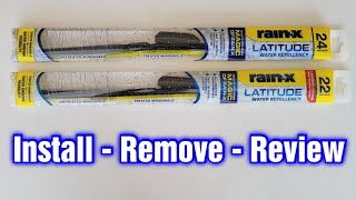 Rain X Latitude Wiper Blades – Installation, Removal, Review