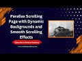 🌟 Parallax Scrolling Page with HTML, CSS & JavaScript | Step-by-Step Guide 🌍✨
