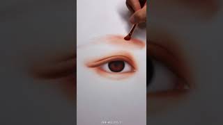 HOW TO DRAW A REALISTIC EYE & EYEBROW step by step using Coloured Pencils / Eye Drawing Tutorial