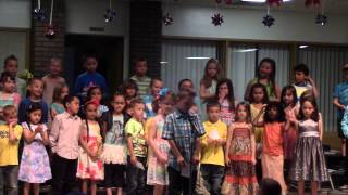Jazzmyne's 1st grade spring concert