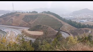 【東海環状自動車道　工事現場】　岐阜県山県市　2022年2月27日（日）　　Gifu-Japan