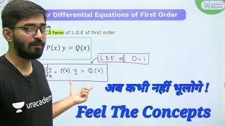 Linear Differential equation of order 1 | Differential equation |#jeemain #jeeadvanced #bounceback