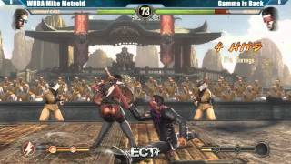 MK9 WNBA Mike Metroid vs Gamma is Back - ECT4 Tournament