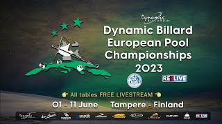 QF ALNAR Mustafa vs STENSROD Albert-Roman - 8 Ball  Dynamic Billard European Championships U23