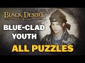 🔥 BDO | Blue-clad Youth | Hard Difficulty - All Puzzles | Black Shrine - Party Boss