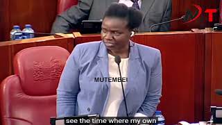 SENATOR CRYSTAL ASIGE MOVES SENATORS TO TEARS AS SHE WONDERFULLY SINGS DURING HER SUBMISSION