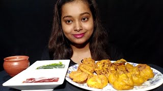 Indian Snacks Eating Show | Pakoda Mukbang | Tea Pakoda ASMR | Type of Pakoda Eating | Eating Sound