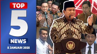 Momen Prabowo Sentil Hakim Vonis Rendah Koruptor, hingga Penembakan Bos Rental [TOP5NEWS]