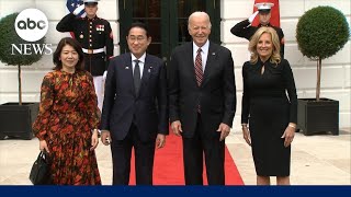 Biden welcomes Japan’s prime minister to White House