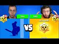 TÜRKÇE HESAP vs İNGİLİZCE HESAP ( 200 EFSANEVİ STARR HEDİYESİ AÇTIK ) !!! - Brawl Stars